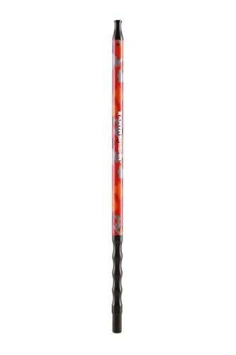 Kaya Camouflage Colors ORANGE Mundstück Ersatzmundstück aus Aluminium 40cm lang, Zubehör für Wasserpfeifen mit gängigen Silikonschläuchen von Kaya