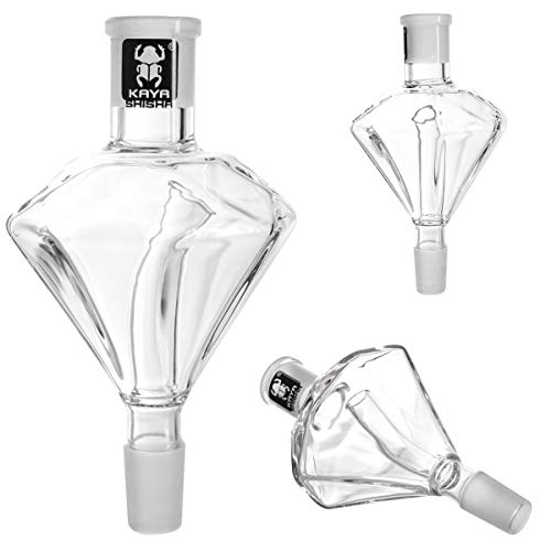 Kaya Shisha Molassefänger Glas DIAMOND, Stabiler 18.8 Schliff - Wasserpfeifen Zubehör von Kaya