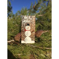 Let It Snow - Schneemann Wanddekoration von KayeandKaeCreations