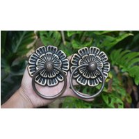 2 Stück - 3, 5 "Zoll Vintage Massiv Messing Türknauf Griff Pull Antike Alte Stil Türknäufe Zieht Gby 013 von KayeeEthnic