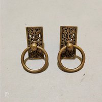 4 Stück - 2, 2 "Zoll Vintage Massiv Messing Türknauf Griff Pull Antike Alte Stil Türknäufe Zieht Gby 029 von KayeeEthnic