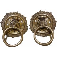 Paar/2 Stück - 5, 5 "Zoll Vintage Massiv Messing Türknauf Griff Pull Antike Alte Stil Türknäufe Zieht Gby 057 von KayeeEthnic