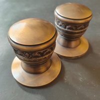 Paar/2 Stk. - Vintage Massiv Messing Türgriffgriffgriff Antik Ethno Ägypten Stil Türknopf Pull von KayeeEthnic