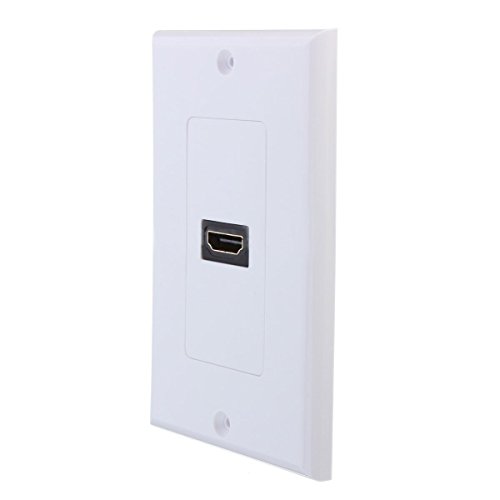 Kayfg 1-Schnittstelle -Wand Frontplatte Panel Abdeckung Koppler Outlet Extender 3D 1080P von Kayfg