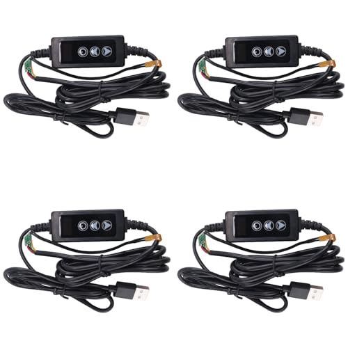 Kayfg 4X Neuer USB Mini Thermostatschalter LED Digital Steuerung Temperatur Regler Thermometer Thermoregulator DC 5-24V 12V von Kayfg