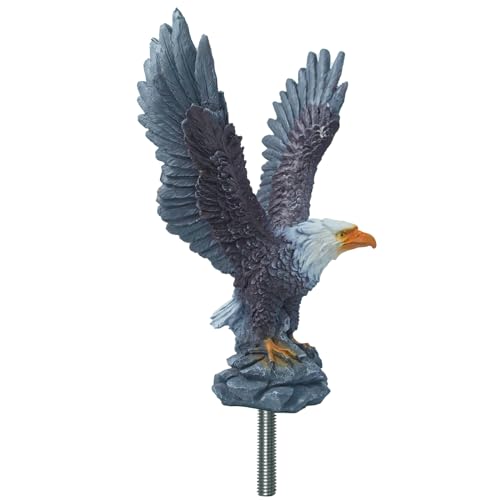 Adler-Fahnenmast-Aufsatz, Adler für Fahnenmastoberseite, Fahnenmast-Lichtaufsatz, wasserdichte Innen- und Außendekoration von Kayiune