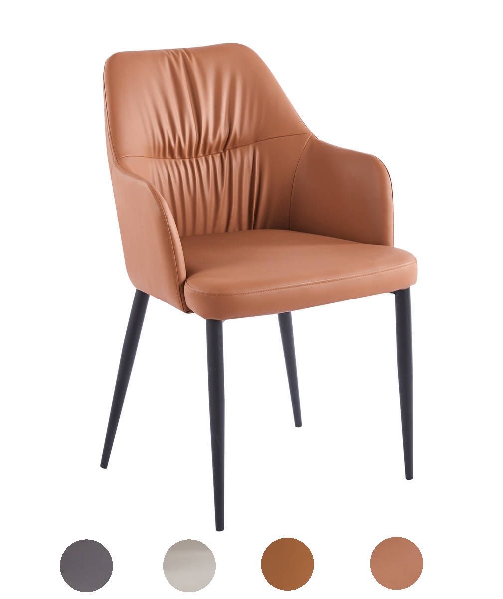 2er Stuhl Set Sessel Esszimmerstuhl Polster Esszimmerstühle Stühle Leder von Kayoom