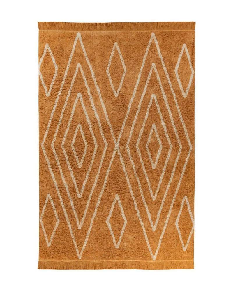 Alena 325 Ocker/Creme 80 x 150 cm von Kayoom
