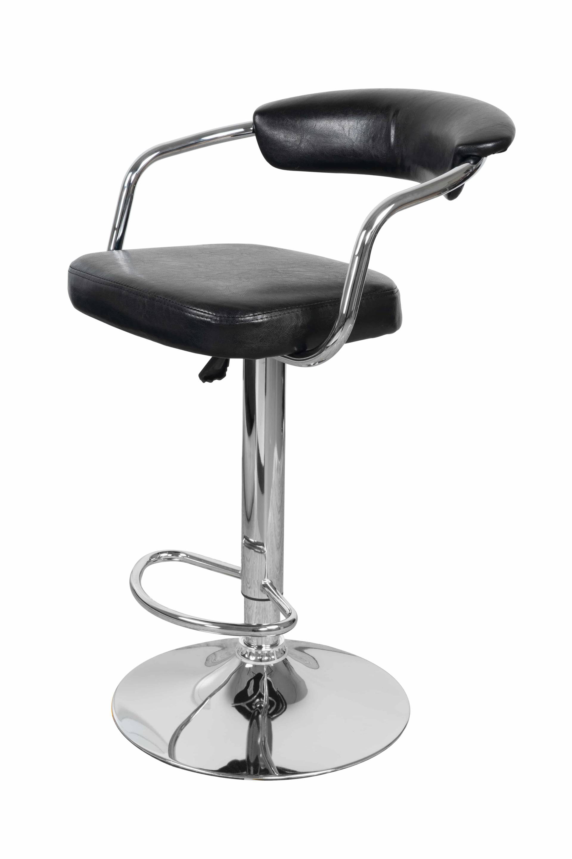 Barstuhl Midnight 525 2er-Set Schwarz von Kayoom
