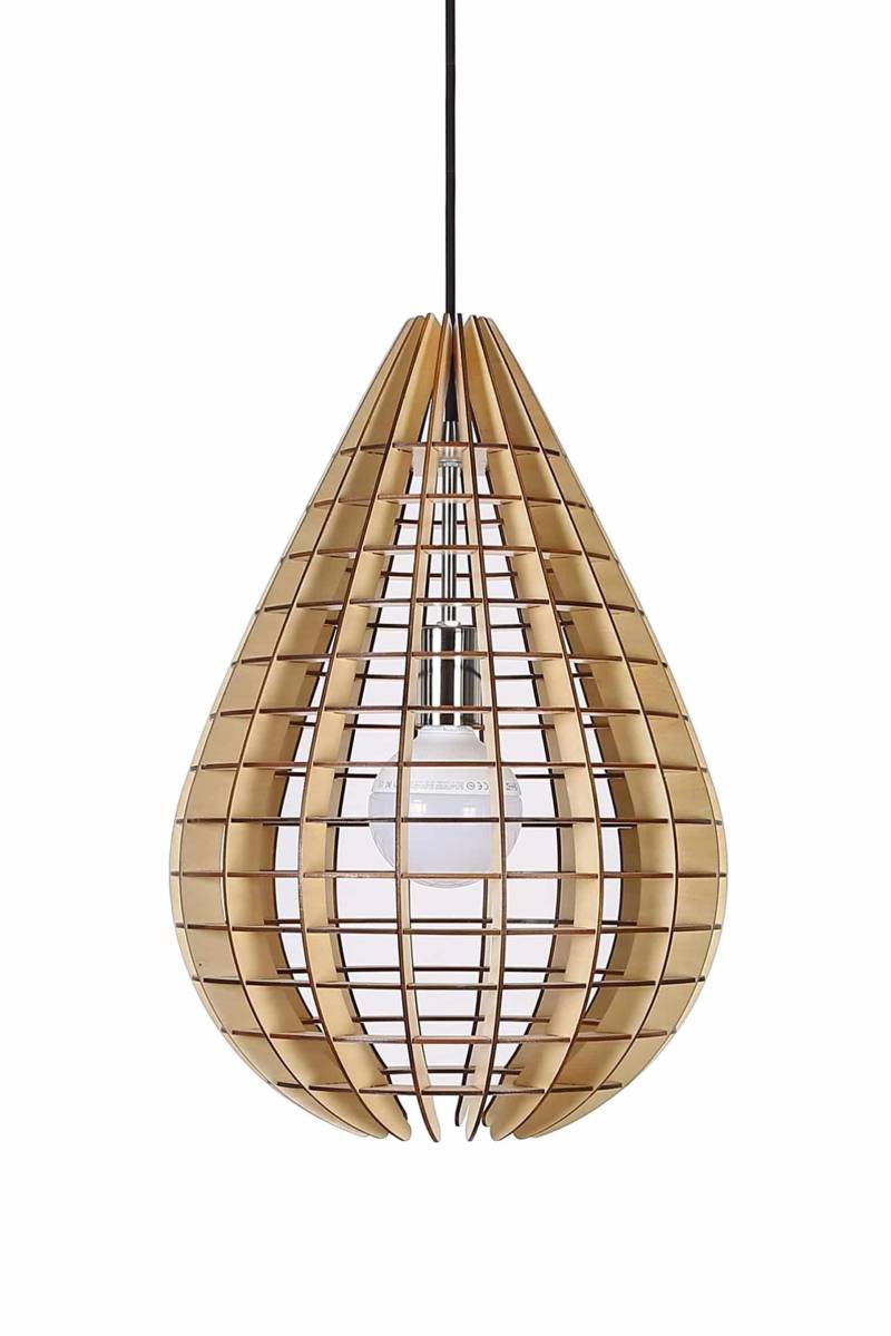 Hängelampe Illumination Holz von Kayoom