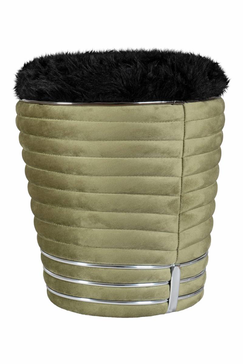 Hocker Doric 325 Schwarz / Graphit von Kayoom