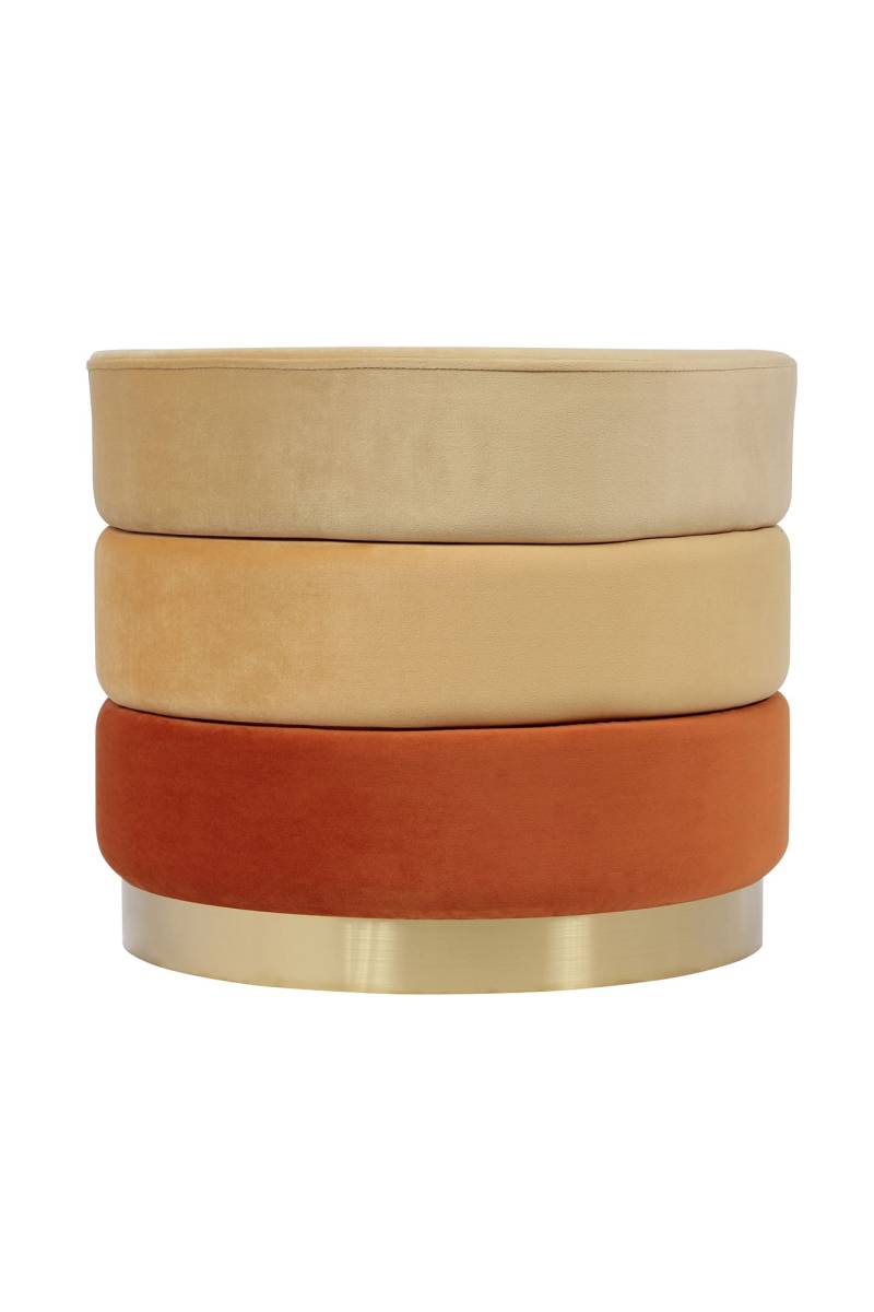 Hocker Matilda 325 Braun / Multi von Kayoom