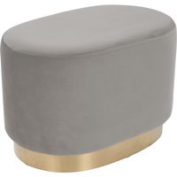 Hocker Nano 410 Hellbraun / Grau von Kayoom
