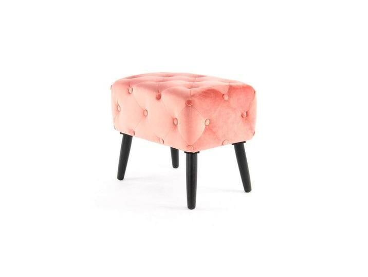 Hocker Piano ca. 40x48 cm Rosa Samt Hocker Piano ca. 40x48 cm Rosa Samt von Kayoom