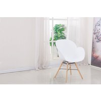 Kayoom 4-Fußstuhl "Stuhl Amalia 110 2er-Set, praktisches Set, bequemer Kunststoffstuhl" (Set) 2 Stk.pflegeleicht, abwaschbar, in einem Stück spritzgegossene Sitzfläche von Kayoom