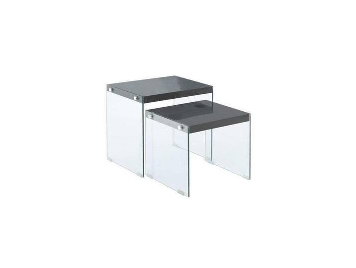 Kayoom BEISTELLTISCHSET, Klar, Schwarz, Glas, 2-teilig, rechteckig, einfacher Aufbau, Wohnzimmer, Wohnzimmertische, Beistelltische Kayoom BEISTELLTISCHSET, Klar, Schwarz, Glas, 2-teilig, rechteckig, einfacher Aufbau, Wohnzimmer, Wohnzimmertische, Beistelltische von Kayoom