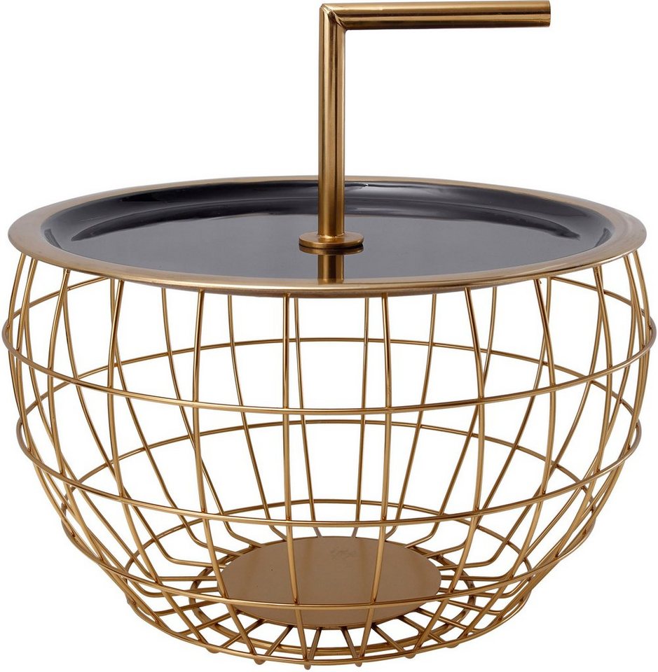 Kayoom Beistelltisch Art Deco 500, Abstelltisch aus Metall,funktional und stabil (1-St), Dekorativ, mit abnehmbarem Griff (13 cm), Stauraumfunktion von Kayoom