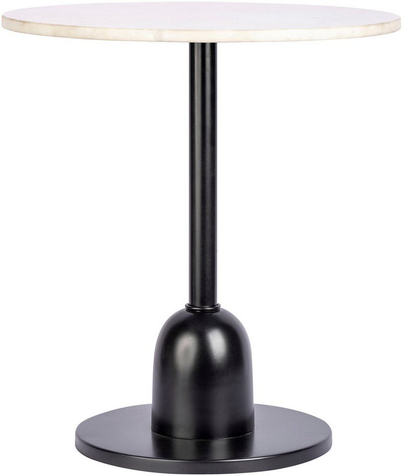 Kayoom Beistelltisch Gordon 125, einzigartiges Design durch Herstellung in Handarbeit (1-St), Industrial Style, Tischplatte aus Marmor, runde Form von Kayoom