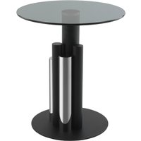 Kayoom Beistelltisch "Ontario 225, Runde Glasplatte aus Sicherheitsglas, 100% Edelstahl", (1 St.), Modernes Design, zweifarbiges Säulengestell, Eyecatcher Element Kayoom Beistelltisch "Ontario 225, Runde Glasplatte aus Sicherheitsglas, 100% Edelstahl", (1 St.), Modernes Design, zweifarbiges Säulengestell, Eyecatcher Element von Kayoom