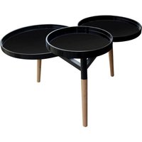 Kayoom Beistelltisch "Butler 110, attraktiver Beistelltisch", (1 St.), Durchmesser der Abstellflächen: 49,5/39,5/30 cm, glatte Flächen von Kayoom