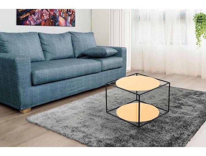 Kayoom Beistelltisch Cody, Beistelltisch in Würfelform, offenes, modernes Design (1-St), moderne Kubusform mit runden Ablageflächen aus Glas von Kayoom