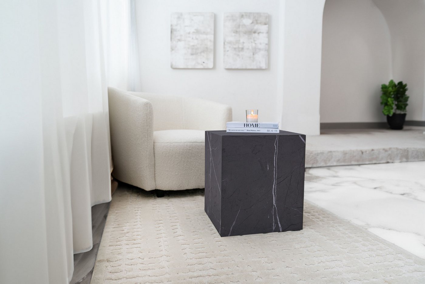 Kayoom Beistelltisch Cuboid 225, TOPSELLER!, modernes Design, robuste Konstruktion (1-St., Beistelltisch, OTTOs Choice), vielseitig einsetzbar, edle Oberfläche, robuste Konstruktion von Kayoom