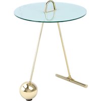 Beistelltisch Pendulum 525 Gold / Weiß von Kayoom