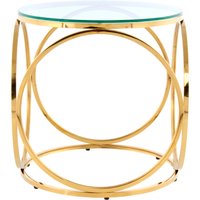 Kayoom Beistelltisch "Whitney 225,Beistelltisch mit offenem Design, Gestell aus Metall", (1 St.), Glamouröses Design, hochwertige Verarbeitung, pflegeleicht von Kayoom