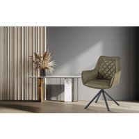 Kayoom Drehstuhl "Stuhl Aeron 125, mit Armlehne, 180 drehbar, mit Rückholautomatik" () 1 Stk.180-drehbar mit Auto-Rückholfunktion,einfaches Aufstehen mit Armlehne von Kayoom