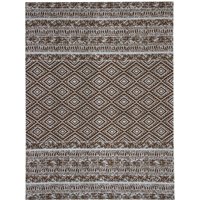 Kayoom Flachgewebeteppich Sunny 110 braun B/L: ca. 80x150 cm von Kayoom