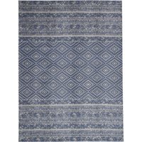 Kayoom Flachgewebeteppich Sunny 110 hellblau B/L: ca. 80x150 cm von Kayoom