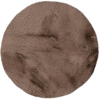 Kayoom Hochflorteppich Badematte Rabbit 225 sand B/H/L: ca. 100x3,5x100 cm von Kayoom