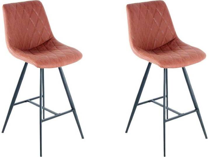 Kayoom Hochstuhl Barstuhl Frances 425 2er-Set, stilvoller Retro-Look Barhocker (Set, 2 St), pflegeleicht, bequem, attraktive Lederoptik, stilvoller Retro-Look von Kayoom