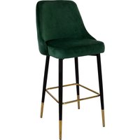 Kayoom Hochstuhl "Barstuhl Moonlight 125, gesteppte Rückenlehne, Stuhlbeine aus Eisen" () 1 Stk.mit Fußstütze, gesteppte Rückenlehne, 2-farbig elegantes Gestell von Kayoom