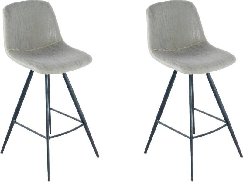 Kayoom Hochstuhl Barstuhl Samantha 325 2er-Set, 2er-Set Barhocker (Set, 2 St), schlicht, bequem, niedrige Rückenlehne, zeitloses Design von Kayoom