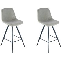 Kayoom Hochstuhl "Barstuhl Samantha 325 2er-Set, 2er-Set Barhocker", (Set), 2 St., schlicht, bequem, niedrige Rückenlehne, zeitloses Design von Kayoom