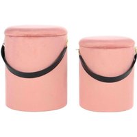 Kayoom Hocker "Arabella 125 2er-Set, abnehmbare Sitzfläche, Lagerfläche im Inneren" Set, 2 Stk. tlg. stapelbar, gepolstert, mit Stauraum, runde, moderne Form Kayoom Hocker "Arabella 125 2er-Set, abnehmbare Sitzfläche, Lagerfläche im Inneren" Set, 2 Stk. tlg. stapelbar, gepolstert, mit Stauraum, runde, moderne Form von Kayoom