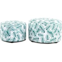 Hocker Indira 110 2er-Set Flower Hocker Indira 110 2er-Set Flower von Kayoom