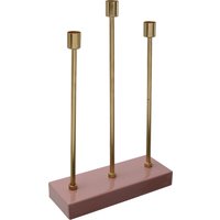 Kerzenhalter Art Deco 325 Rosa / Gold von Kayoom