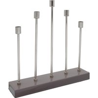 Kerzenhalter Art Deco 525 Grau / Silber Kerzenhalter Art Deco 525 Grau / Silber von Kayoom