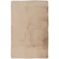 Kayoom Kurzflorteppich Badematte Rabbit Light 425 beige B/H/L: ca. 65x2,4x100 cm von Kayoom