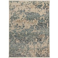 Kayoom Kurzflorteppich Charin 325 blau B/H/L: ca. 80x0,35x150 cm von Kayoom