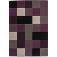 Kayoom Kurzflorteppich Sona 2034 silber B/L: ca. 80x150 cm von Kayoom