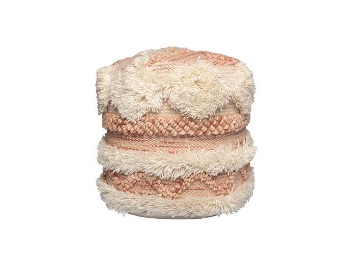Kayoom POUF, Creme, Rosa, Struktur, 35x35x35 cm, Wohnzimmer, Hocker, Poufs Kayoom POUF, Creme, Rosa, Struktur, 35x35x35 cm, Wohnzimmer, Hocker, Poufs von Kayoom