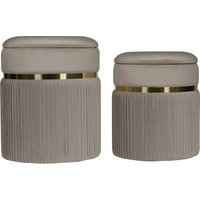 Kayoom Polsterhocker "Hocker Zora 325 2er-Set", gepolstert, mit Stauraum von Kayoom