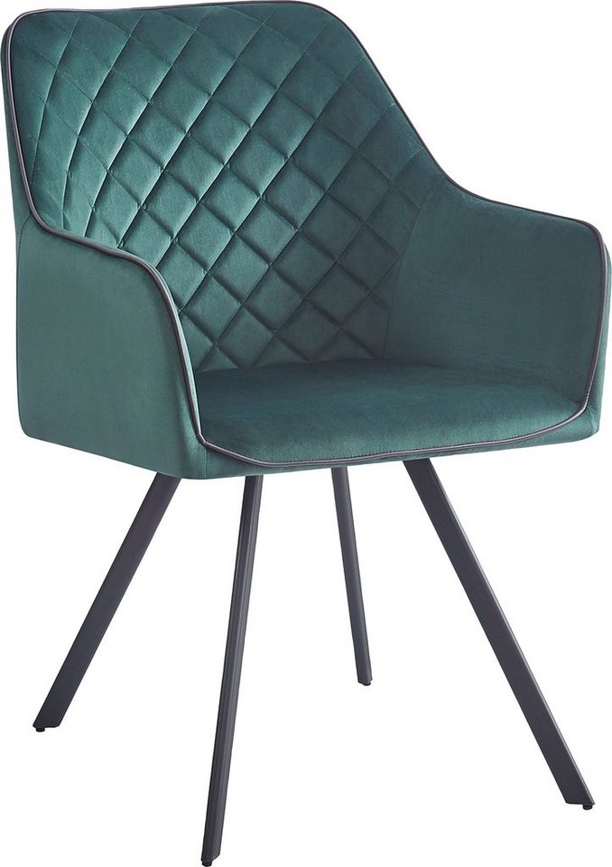 Kayoom Polsterstuhl Stuhl Amber 125 (1 St), aus Samt von Kayoom