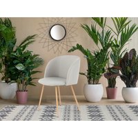 Kayoom Polsterstuhl "Stuhl Celina 110 2er-Set Grau,samtweicher Bezug in moderner Farbgebung" (Set) 2 Stk.samtweicher Bezug, bequem, zeitlos, Hingucker in jedem Wohnbereich von Kayoom