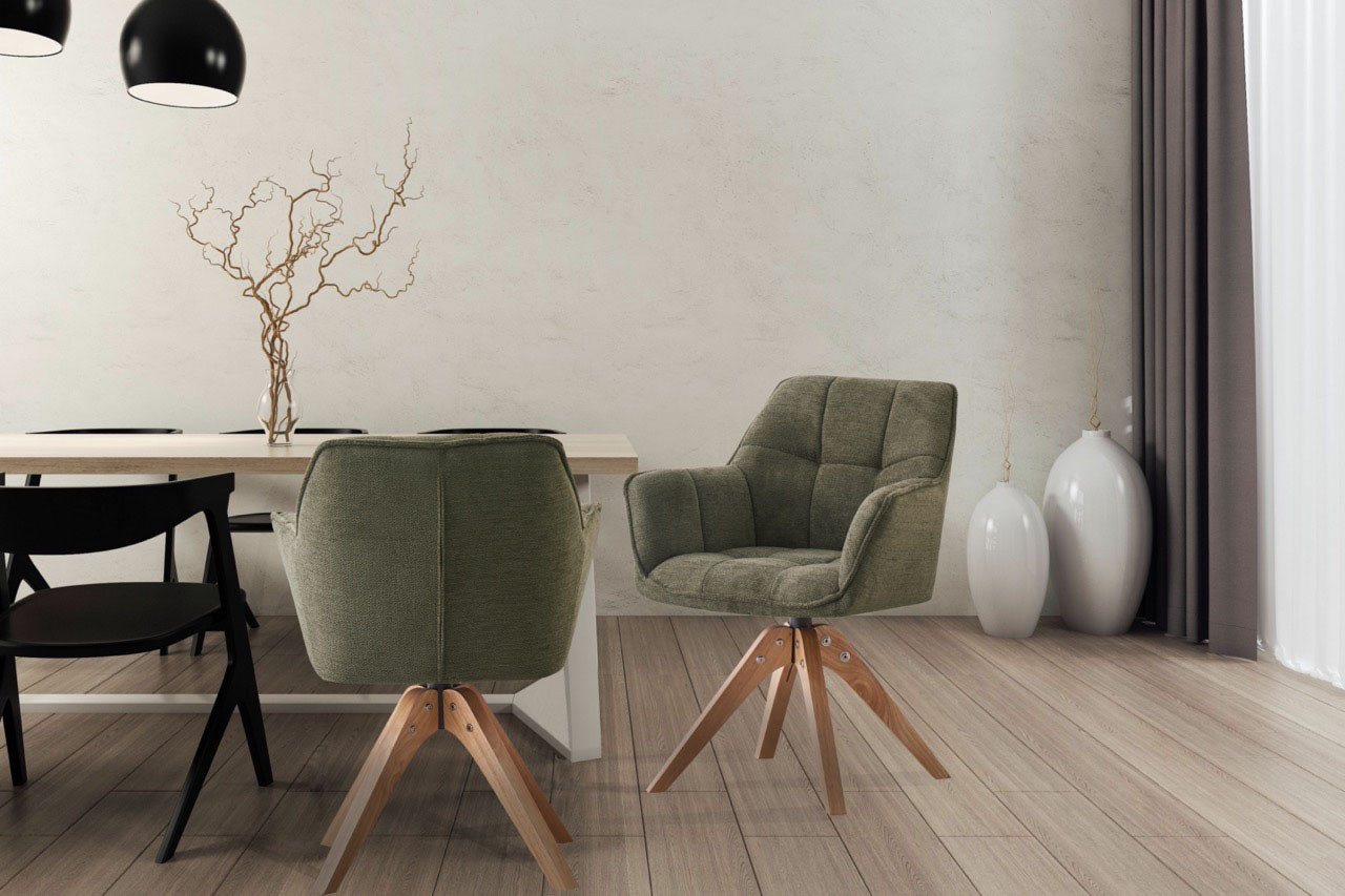 Kayoom Polsterstuhl Stuhl Dian 325, TOPSELLER! bequem, formschönes Design (1 St), stabil & robust, hochwertige Verarbeitung, bequem von Kayoom