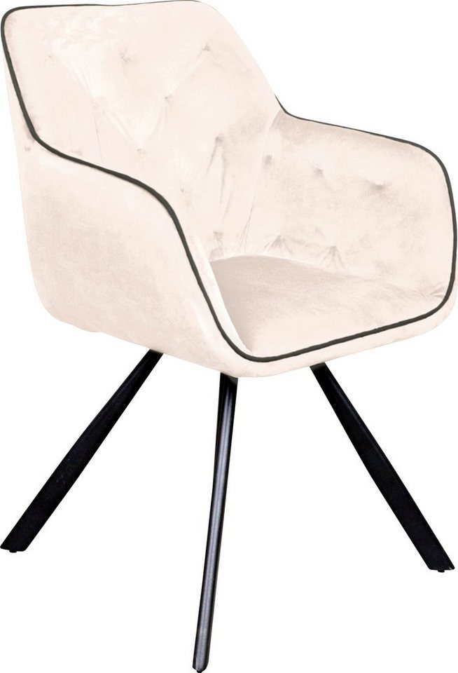 Kayoom Polsterstuhl Stuhl Eann 125, stilvoll, pflegeleicht von Kayoom