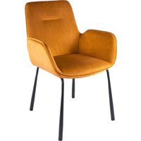 Kayoom Polsterstuhl "Stuhl Eliot 125, Retro-Stuhl,elegantes Design in schlichter Gestaltung", 1 St., stilvoll, pflegeleicht, Rückenlehne mit stilvoller Ziernaht von Kayoom